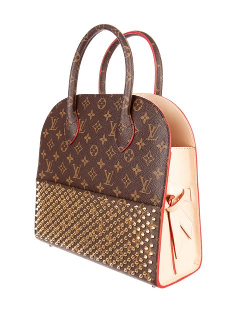 louboutin and louis vuitton bag|christian louboutin tote bag sale.